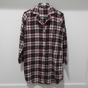 Lauren Ralph Lauren Classic Flannel Sleep Shirt